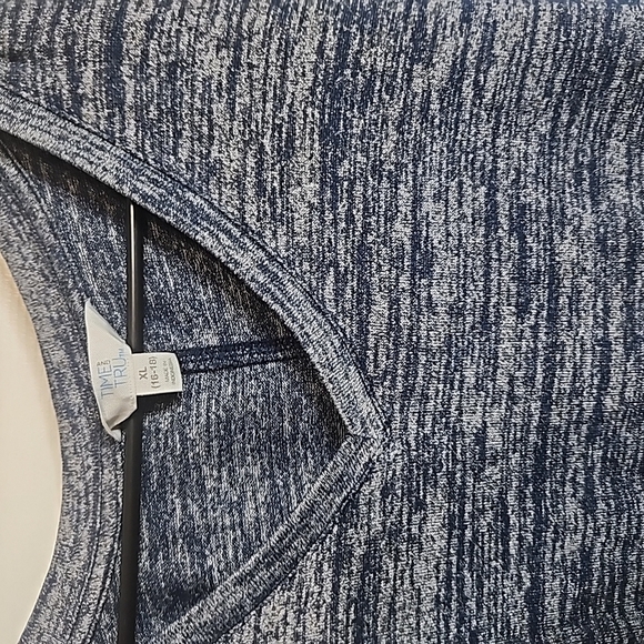 Cozy Blue Knit Skirt - Picture 2 of 3